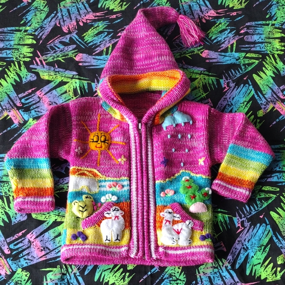 Albinaas Zip Up Kids Hooded Sweater